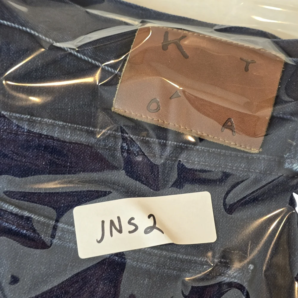 Hiroshi Kato Japanese Raw Selvedge The Scissors Slim Tapered In Blue Black 33